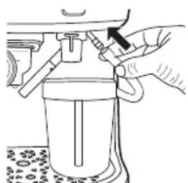 OSTER BVSTEM5501R - PLACING THE FROTHER BODY: - 2