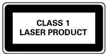 CLASS 1 LASER PRODUCT