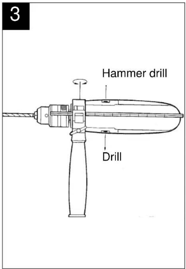 3 Hammer drill Drill