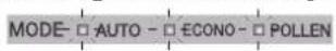 DAIKIN MC55VBFVM - Operating/Indicator panel - 5