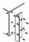 Kramer VS-1616DN-EM - To mount the VS-1616DN-EM on a rack - 1