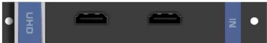 Kramer VS-1616DN-EM - Defining the UHD-IN2-F16 / UHD-OUT2-F16 - 1