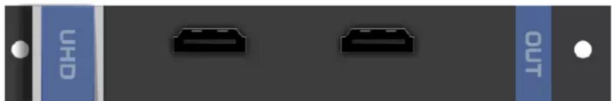 Kramer VS-1616DN-EM - Defining the UHD-IN2-F16 / UHD-OUT2-F16 - 2