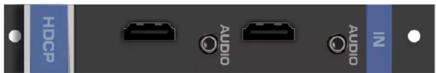 HDCP AUDIO AUDIO IN