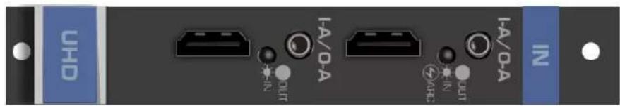 UHD IAV-0A IN OUT IAV-0A IN OUT
