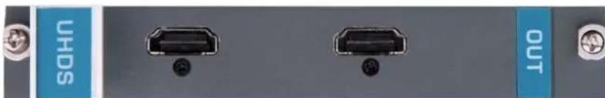 Kramer VS-1616DN-EM - Defining the UHDS-OUT2-F16 - 1