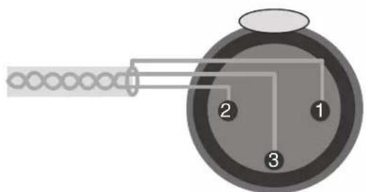 Diagram of a mechanical or electrical component with numbered parts labeled 1, 2, and 3.