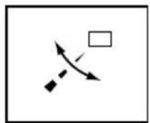 DAIKIN BRC7EA632 - Press the AIR FLOW DIRECTION ADJUST button to select the air direction as shown in following illustration. - 1