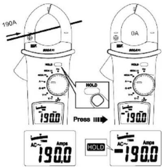 190A 800A= HOLD HOLD HOLD HOLD 190.0 Press III -190.0 AC~ 190.0 HOLD -190.0 AC~ 190.0 HOLD -190.0
