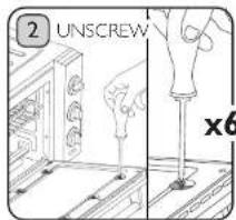 2 UNSCREW x6