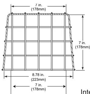 7 in. (178mm) 7 in. (178mm) 8.78 in. (223mm) 7 in. (178mm)