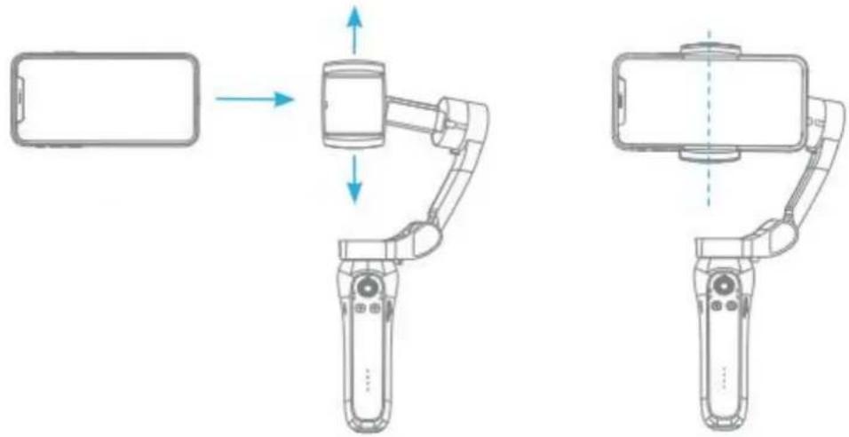 BLOW Gimbal BG700 - Instalacja smartfona - 2
