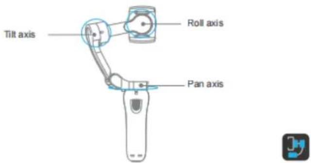 BLOW Gimbal BG700 - Cztery tryby pracy gimbala - 5