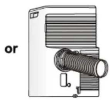Keystone KSTAP13MFHC - Install the exhaust duct into the window - 3