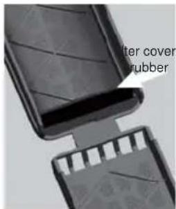 filter cover rubber