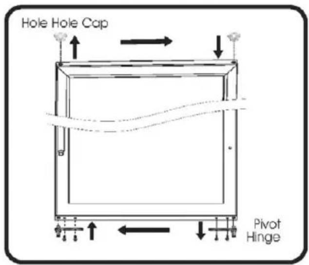 Hole Hole Cap Pivot Hinge