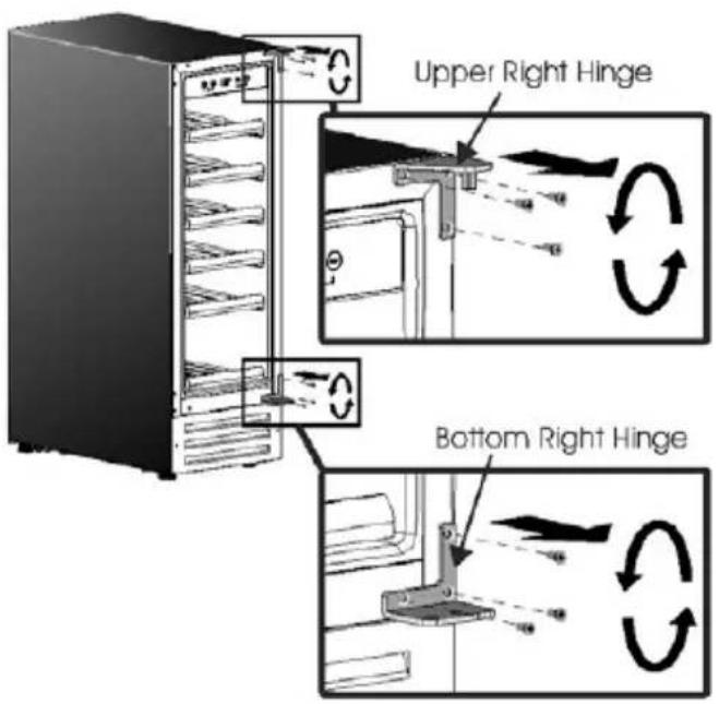 Upper Right Hinge Bottom Right Hinge