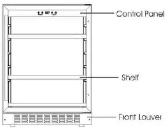 Control Panel Shelf Front Louver
