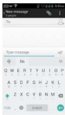 New message 0 people To Type message + En Q W E R T Y U I O P A S D F G H J K L Z X C V B N M 7123 English