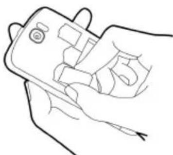 GSmart GS202 - To install the SIM card - 1