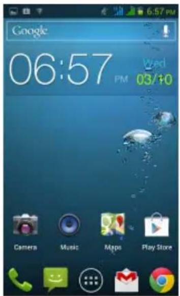 Google 06:57 PM Wed 03/10 Camera Music Maps Play Store