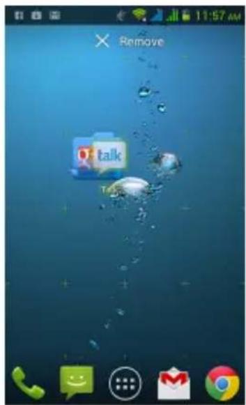 Remove talk Send