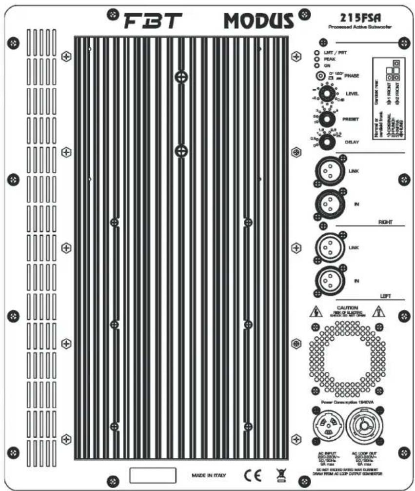 FBT MODUS 215FSA Processed Active Subwoofer LMT / PART PEAK ON D' UDO PHASE LEVEL PRESIST 0.0 0.0 0.0 0.0 0.0 0.0 0.0 0.0 0.0 LIGHT PHASE PHASE PHASE PHASE PHASE PHASE PHASE PHASE PHASE PHASE PHASE PHASE PHASE PHASE PHASE PHASE PHASE PHASE PHASE PHASE PHASE PHASE PHASE PHASE PHASE PHASE PHASE PHASE PHASE PHASE PHASE PHASE PHASE PHASE