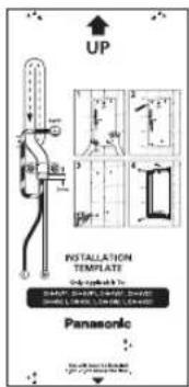 UP INSTALLATION TEMPLATE Panasonic