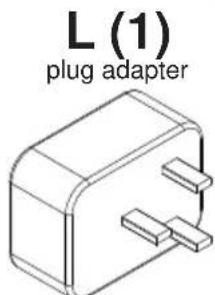 L (1) plug adapter