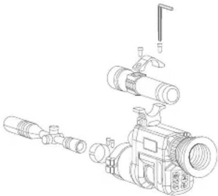 Rexing NVS1 - Match with Rifle Gun Scope Sight - 2
