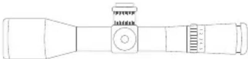 Rexing NVS1 - Match with Rifle Gun Scope Sight - 1