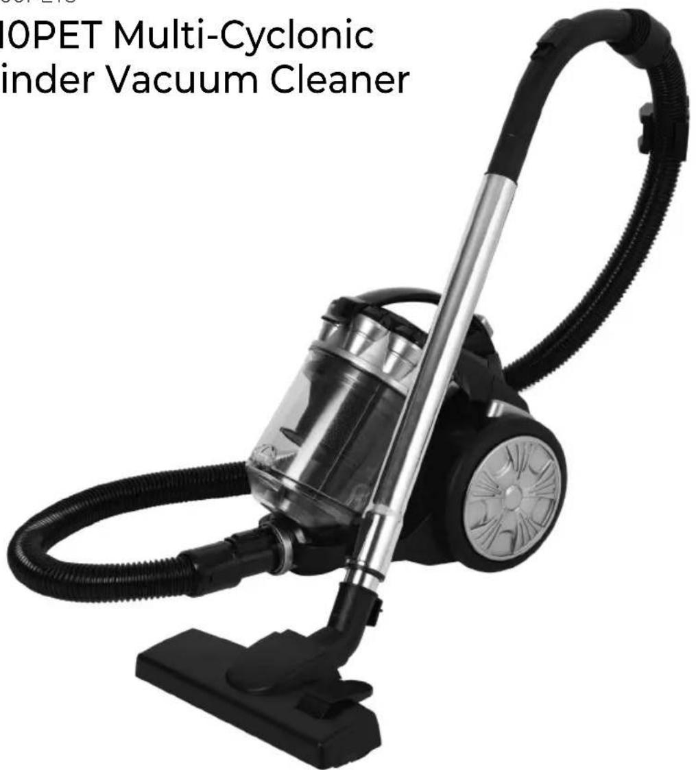 10PET Multi-Cyclonic inder Vacuum Cleaner