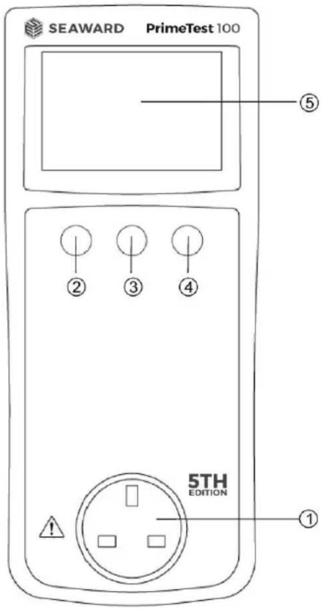 SEAWARD PrimeTest 100 ⑤ ② ③ ④ 5TH EDITION ①