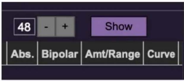 48 - + Show Abs. Bipolar Amt/Range Curve