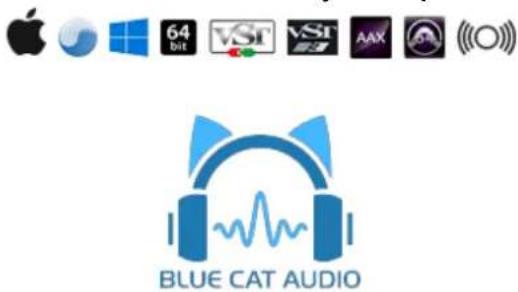 Apple 64 bit VST VSI AAX BLUE CAT AUDIO