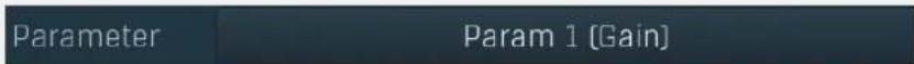 Parameter Param 1 (Gain)