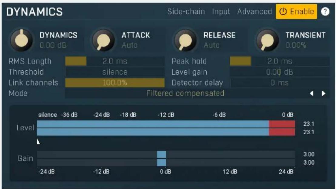MeldaProduction MTurboAmp - Dynamics panel - 1