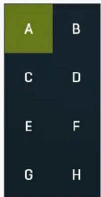 A B C D E F G H