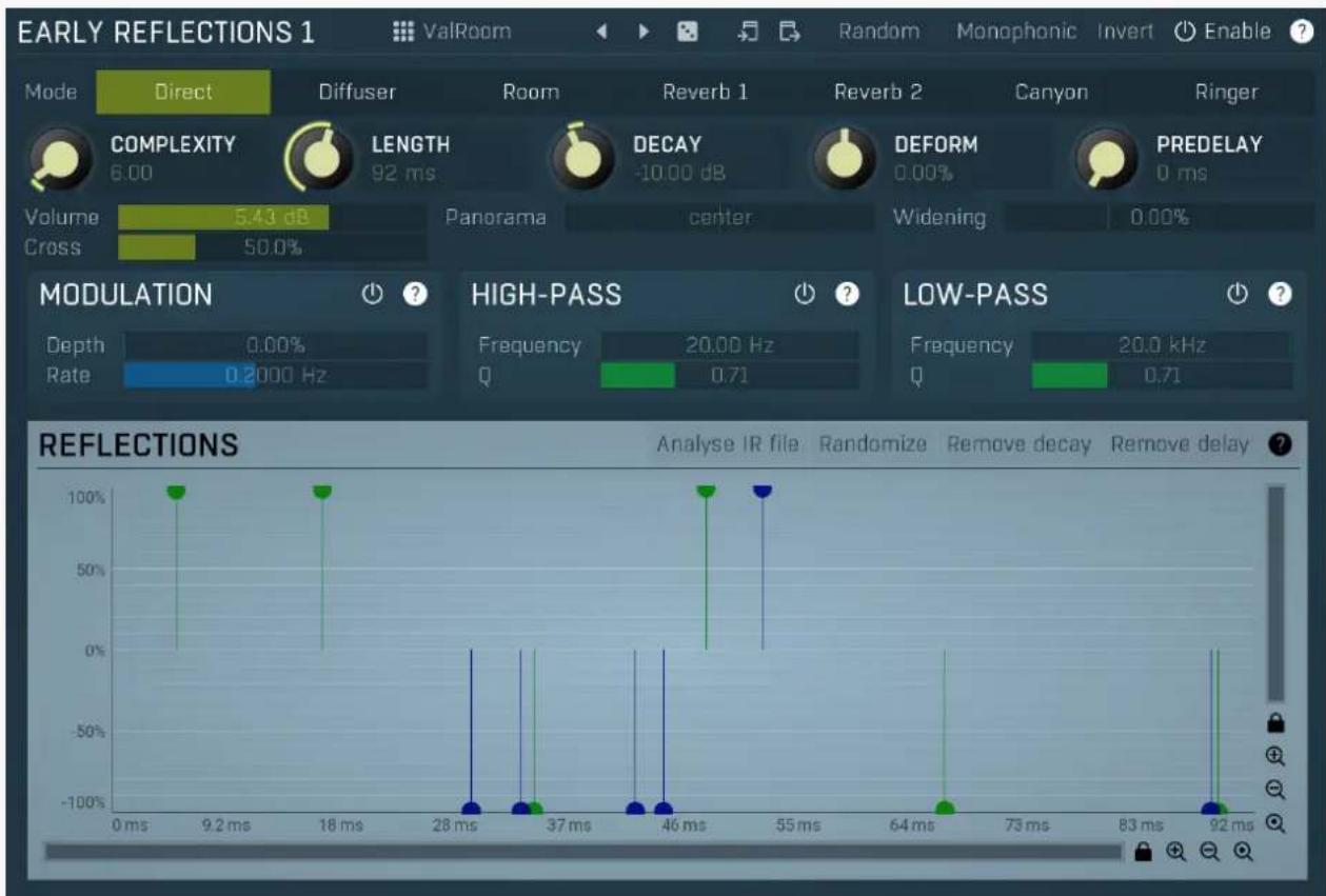 MeldaProduction MTurboReverb - Early panel - 1