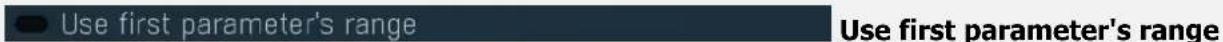 Use first parameter's range Use first parameter's range