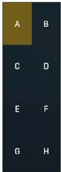 A B C D E F G H