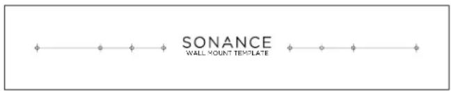 SONANCE WALL MOUNT TEMPLATE
