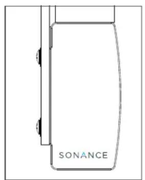SONANCE SB46-55 - KEYHOLE WALL MOUNT INSTALLATION OPTION 4 - 1