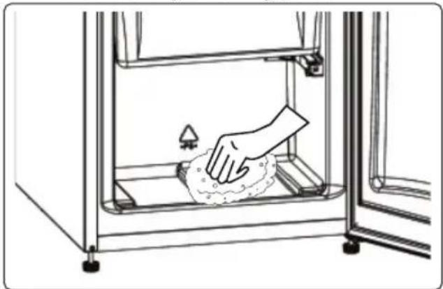 VOX VF 1200 E - Freezer defrosting process - 1
