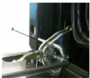 LOFRA FOVB66GE - REMOVING AND FITTING THE OVEN DOOR - 1
