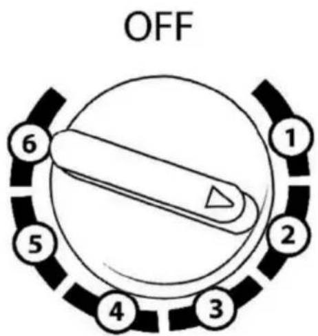 OFF ① ② ③ ④ ⑤ ⑥