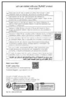 Scanned text of a scientific article titled 'Let's be stated with your PLANET protocol' with highlighted sections and images.