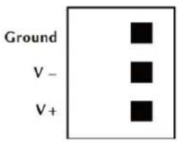 Ground V- V+