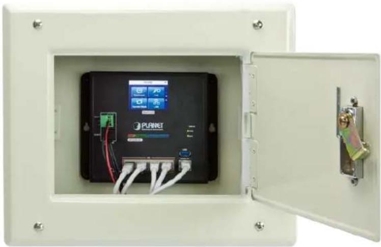 Planet WGR-500-4PV - Innovative Wall-mount Installation - 1