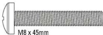 M8 x 45mm